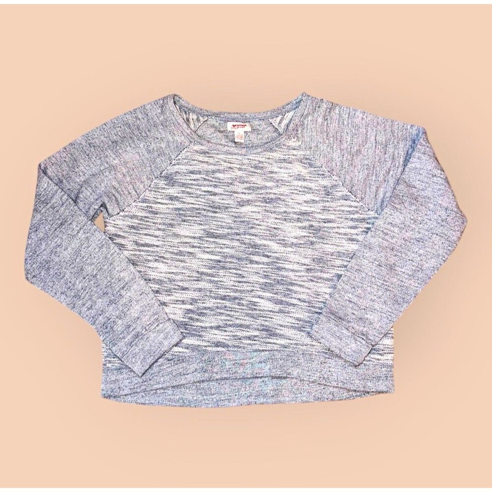 Arizona Jean Co. Women’s XL Gray Heathered Raglan Crew Neck Knit Sweatshirt